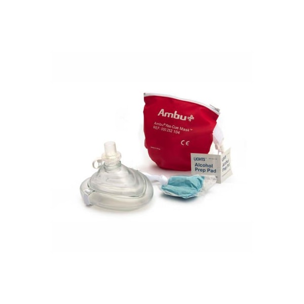 Kemp Usa Ambu CPR Mask in Red Pouch, 10-517 10-517 - main